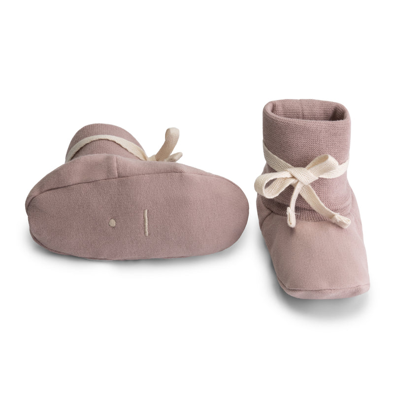 Gray Label Baby Booties GOTS Berry