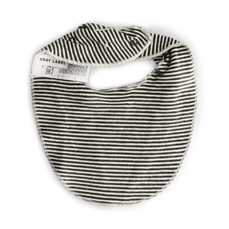 Gray Label Baby Bib GOTS Pirate Black/Cream