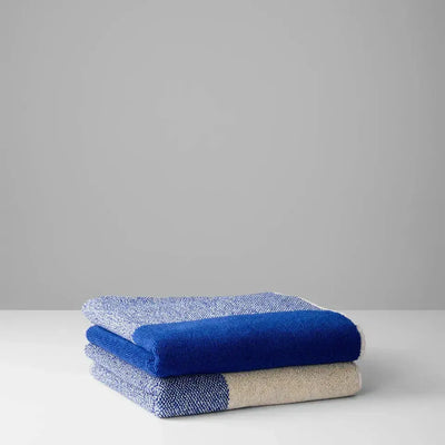 Suite702 Handdoeken Set Blend Cobalt Blue/Ecru