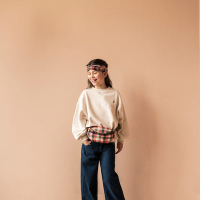 Jenest Headband Orange Multi Check