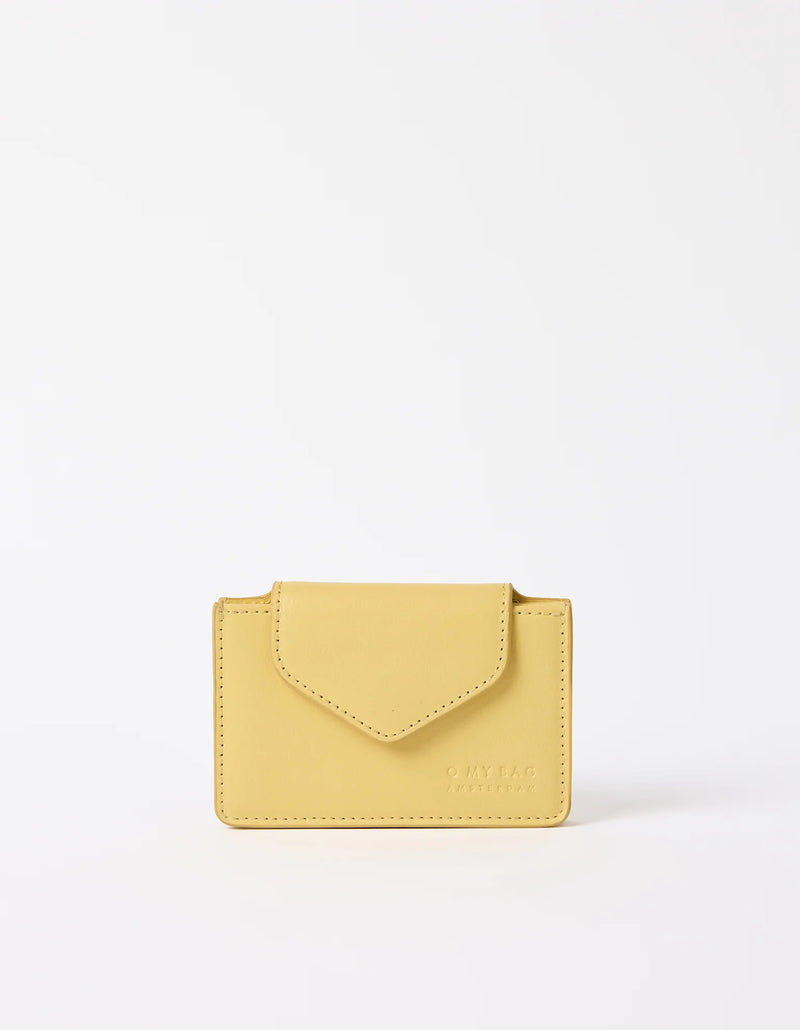 O My Bag Harmonica Wallet Butter Yellow Classic Leather