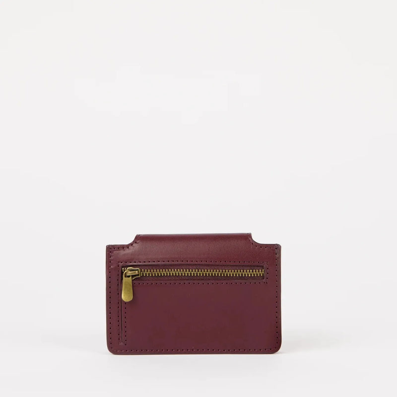 O My Bag Harmonica Wallet Dark Cherry