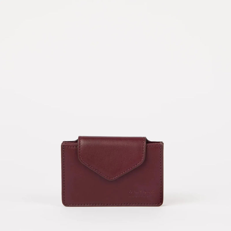 O My Bag Harmonica Wallet Dark Cherry