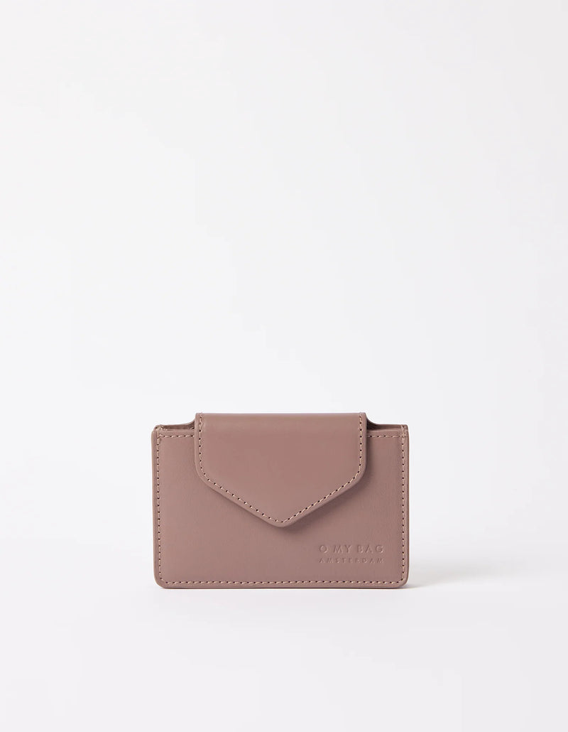 O My Bag Harmonica Wallet Pale Mauve Classic Leather