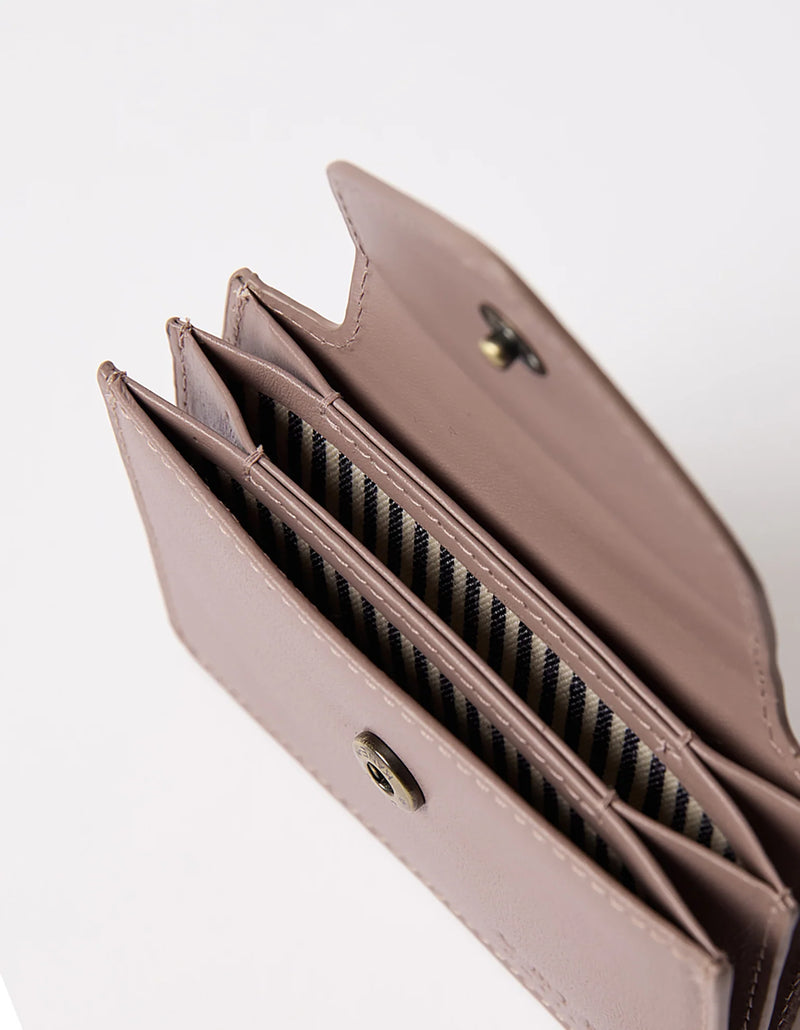 O My Bag Harmonica Wallet Pale Mauve Classic Leather