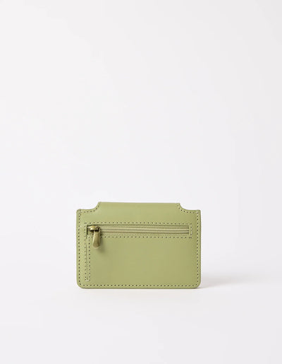 O My Bag Harmonica Wallet Tea Green Classic Leather