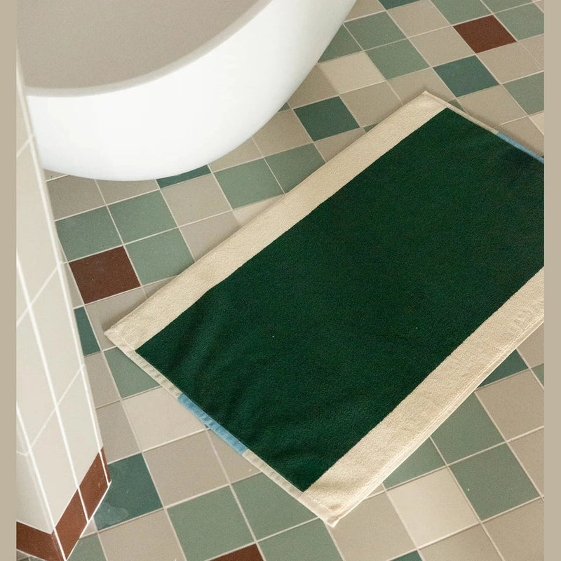 Suite702 Badmat Aqua/Dark Green