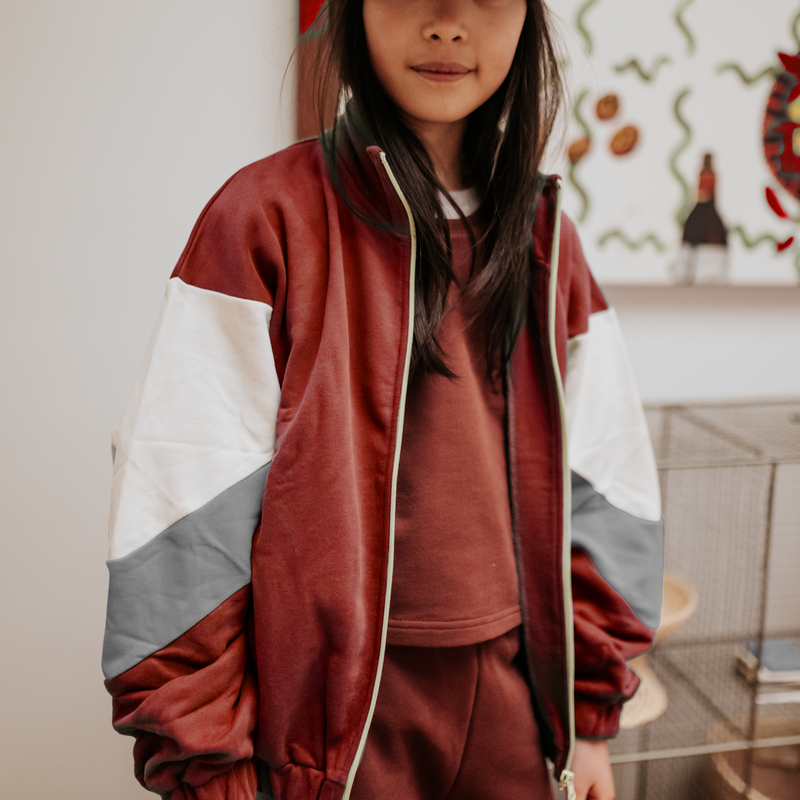 Cos I Said So Jog Jacket Colour Block