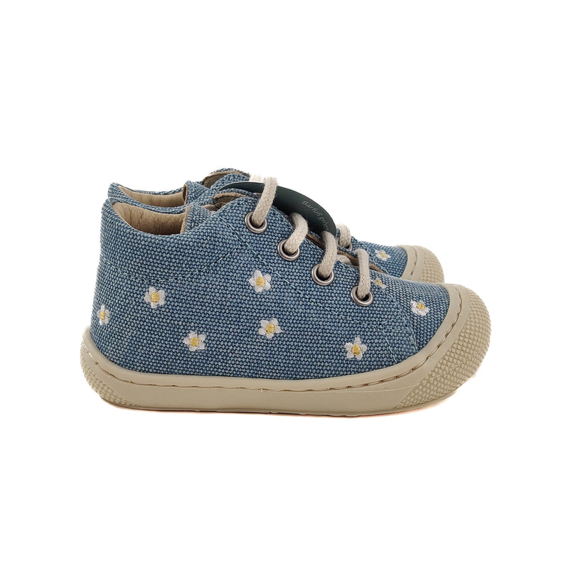 Naturino Cocoon Daisies Canvas Celeste