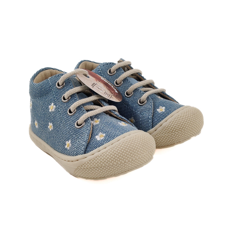 Naturino Cocoon Daisies Canvas Celeste