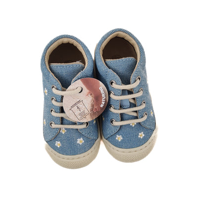 Naturino Cocoon Daisies Canvas Celeste