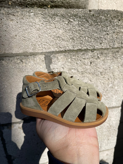 Pom D'api Poppy Daddy Velours Kaki