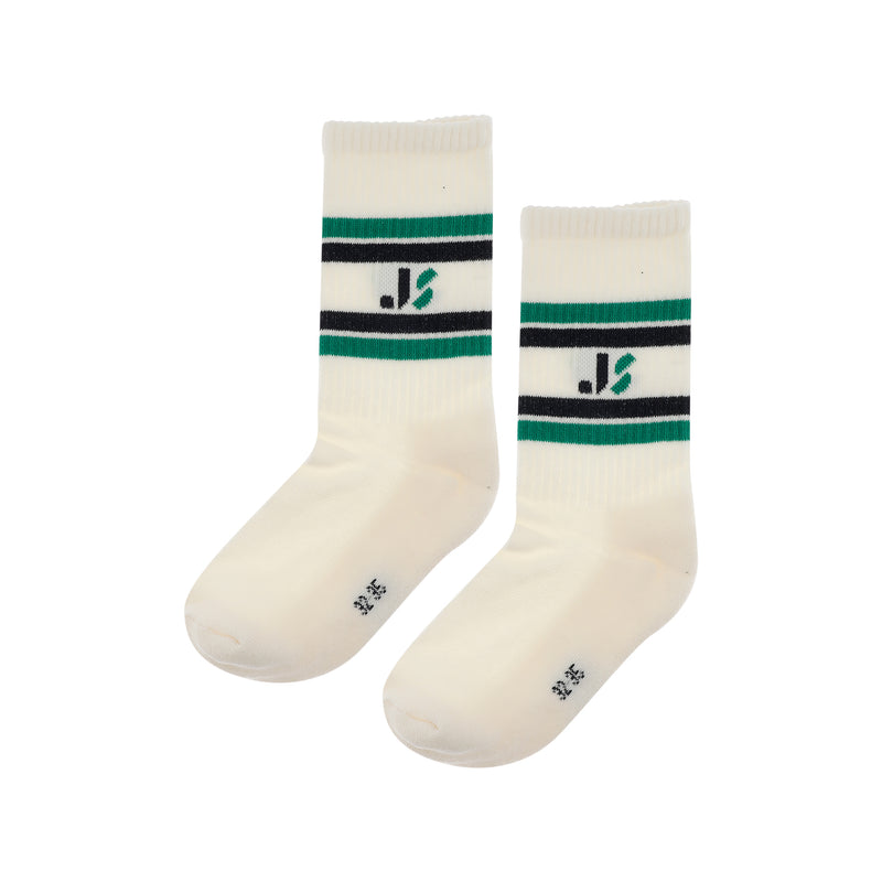 Jenest Teens J Sport Socks Off White Green Blue