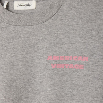 American Vintage Kids T-shirt Fizvalley Grey Chine