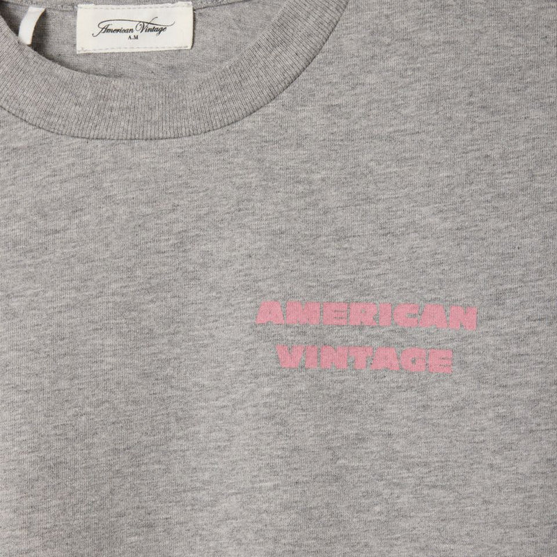 American Vintage Kids T-shirt Fizvalley Grey Chine