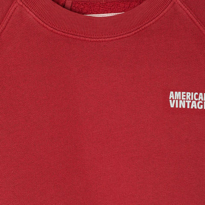 American Vintage Kids Sweater Izubird Cerise Vintage