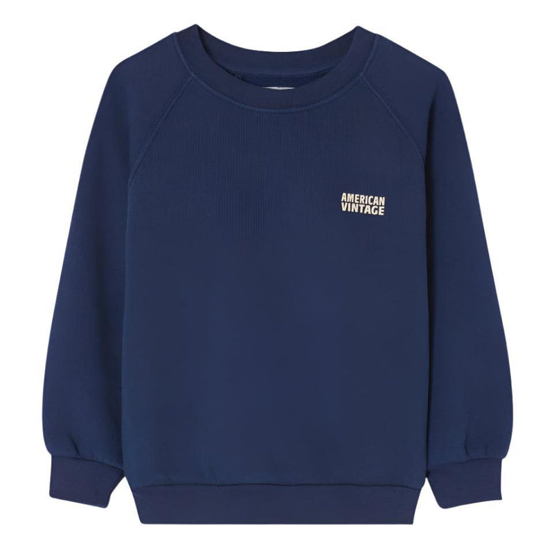 American Vintage Kids Sweater Izubird Vintage Navy