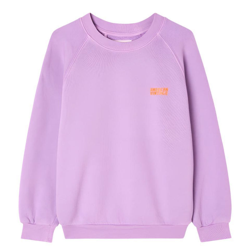 American Vintage Kids Sweater Izubird Vintage Parme