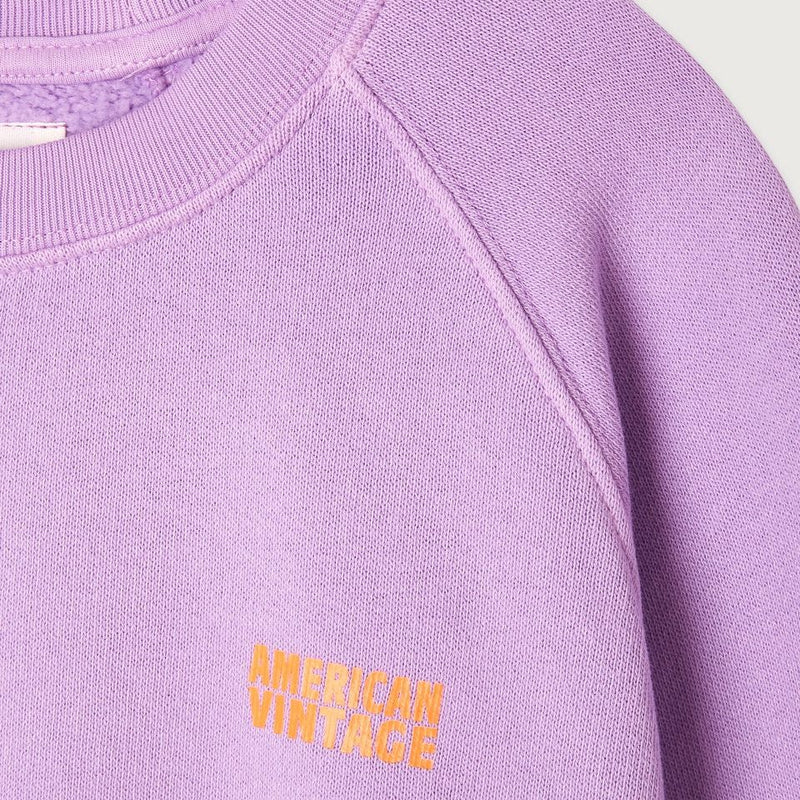 American Vintage Kids Sweater Izubird Vintage Parme
