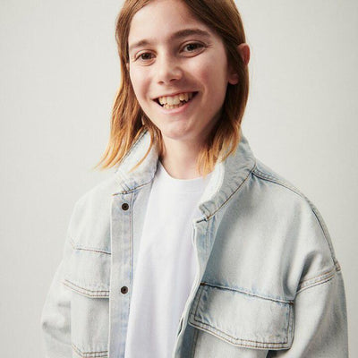 American Vintage Kids Jacket Joybird Winter Bleached
