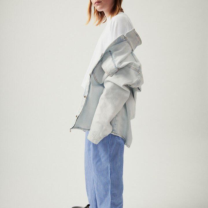 American Vintage Kids Jacket Joybird Winter Bleached