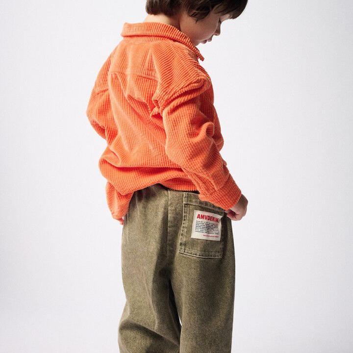 American Vintage Kids Pants Uzatown Olive