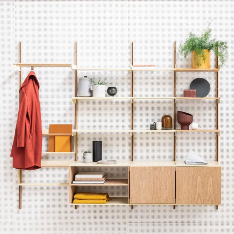 Atelier Belge Complete Modul Library Set (Oak/Walnut)