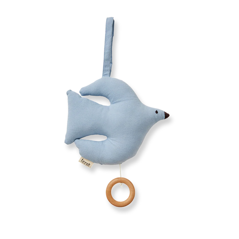 Ferm Living Swif Bird Music Mobile Blue Fog