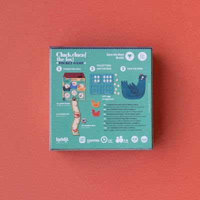 Londji  Pocket Game - Cluck, Cluck! the fox