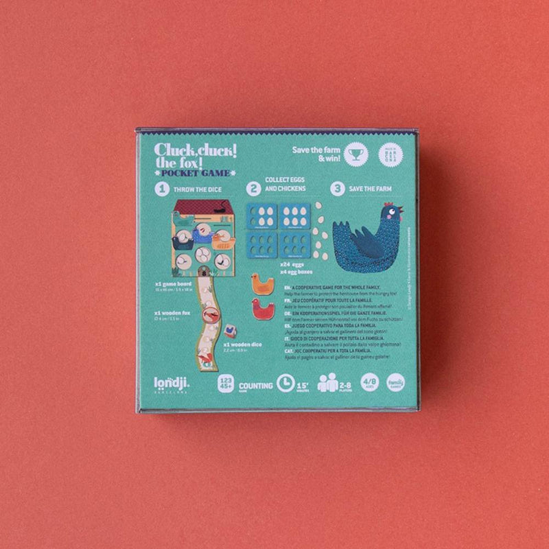 Londji  Pocket Game - Cluck, Cluck! the fox