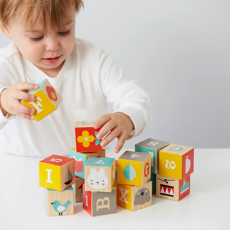 Petit Collage Alfabet Blokken