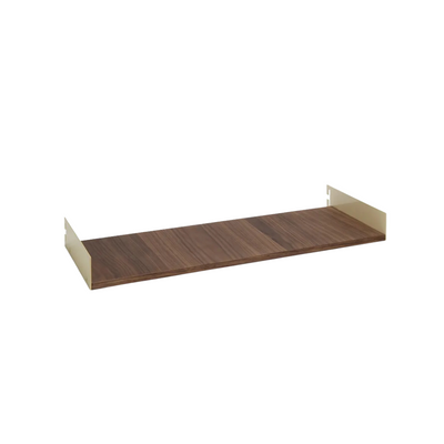 Atelier Belge Modul Shelf 60 Light Ivory + Optie American Walnut
