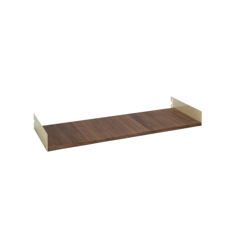 Atelier Belge Modul Shelf 60 Light Ivory + Optie American Walnut