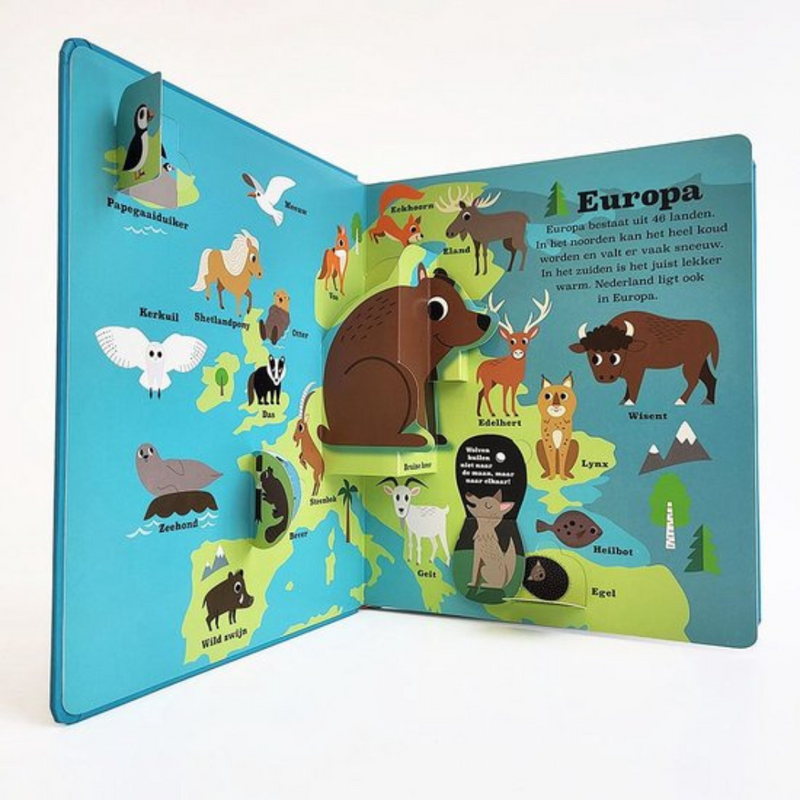 De Dierenatlas - Pop Up Boekje
