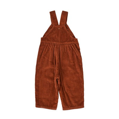 Goldie + Ace Sammy Corduroy Overalls Chocolate