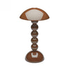 Addison Ross Bobbin oplaadbare ledlamp in chocoladebruine hoogglans lak met klosvorm