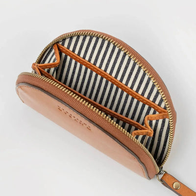 O My Bag Laura Coin Purse Cognac Classic Leather