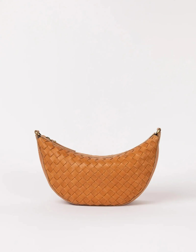 O My Bag Leo Wild Oak Woven Soft Grain Leather