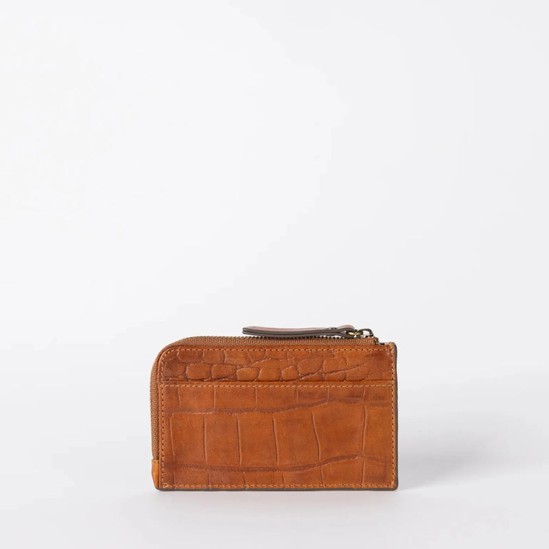 O My Bag Lola Coin Purse Cognac Croco