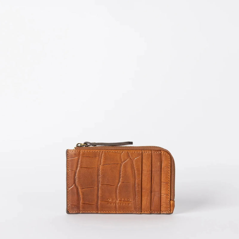 O My Bag Lola Coin Purse Cognac Croco