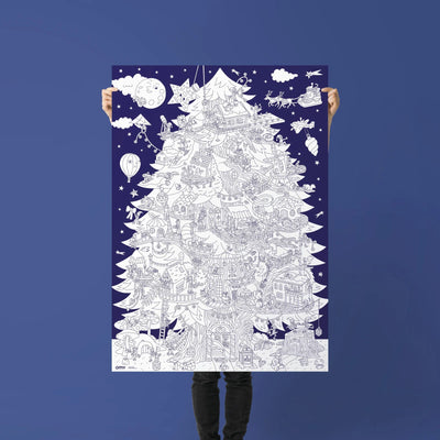 OMY XL Kleurposter Magic Tree