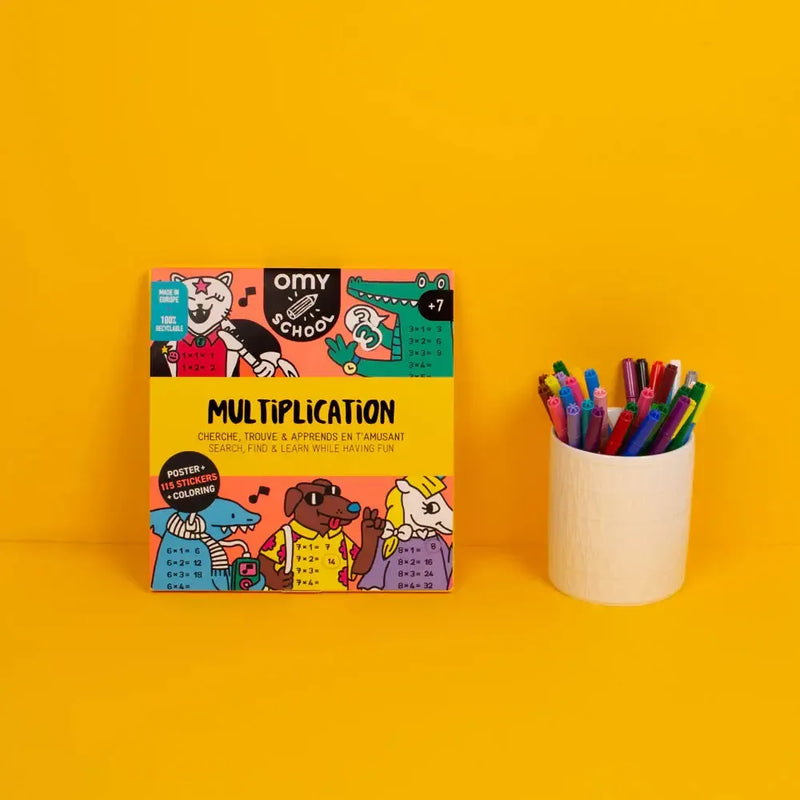 OMY Giant Educational Poster Multiplication School