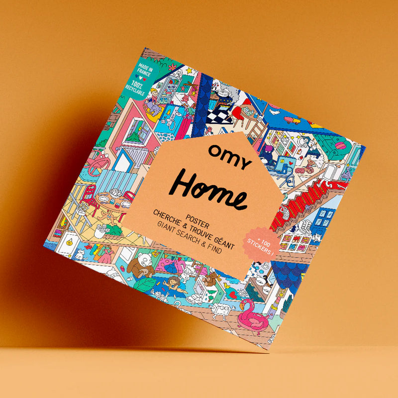 OMY XL Kleurposter Home