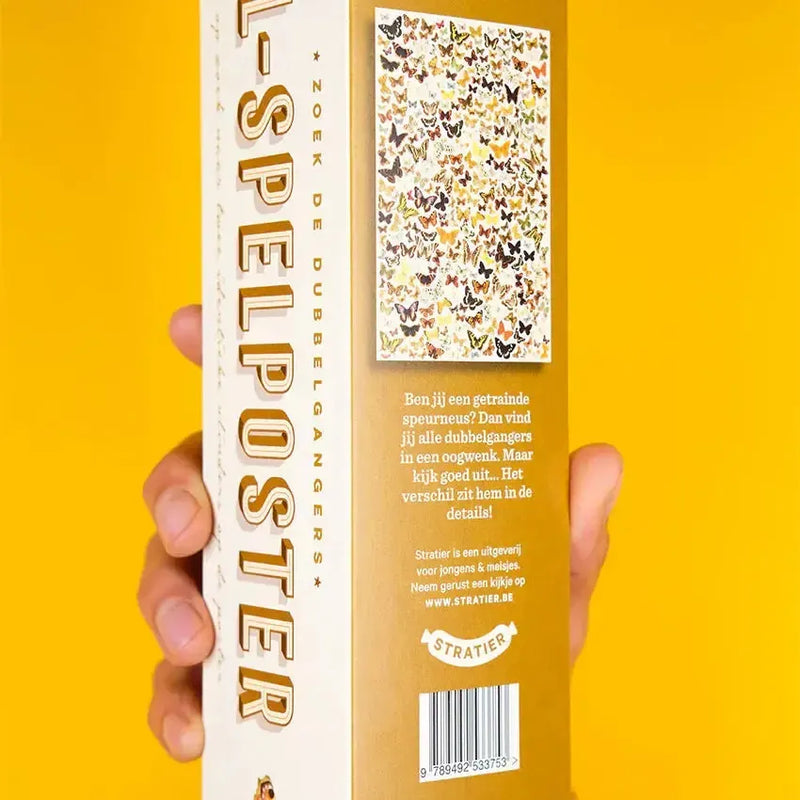 Stratier XL-Spelposter Zoek De Dubbelgangers Vlinders