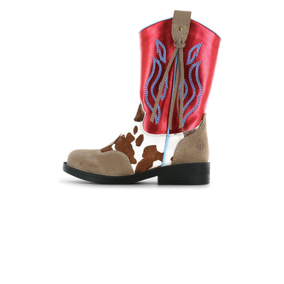 Shoesme KIDS Laarzen Red/Cognac