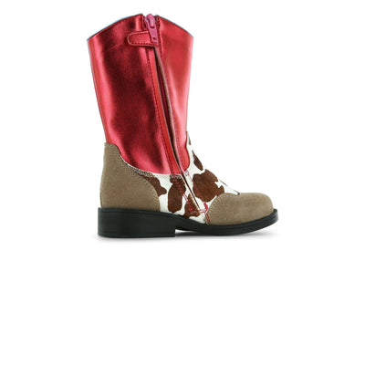 Shoesme KIDS Laarzen Red/Cognac
