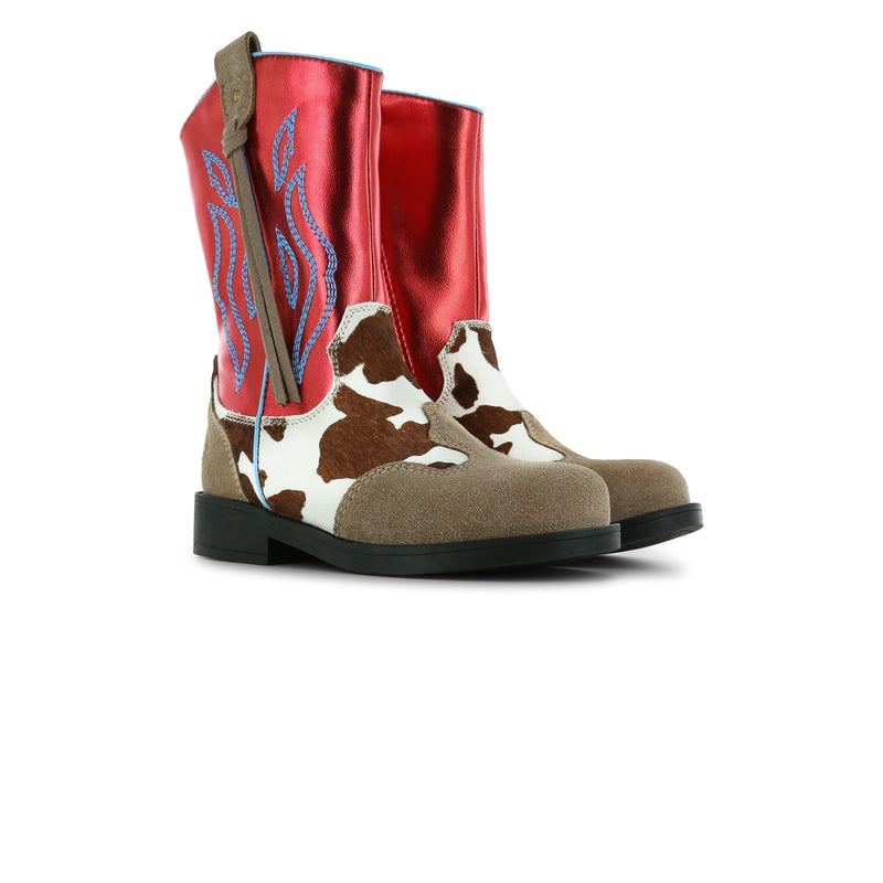 Shoesme KIDS Laarzen Red/Cognac
