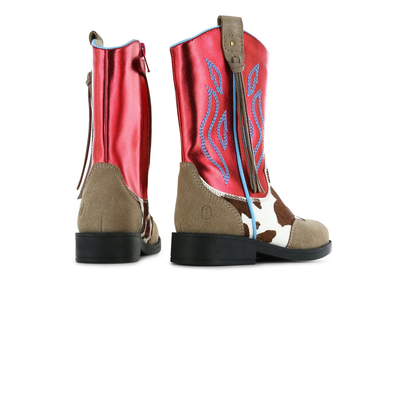 Shoesme KIDS Laarzen Red/Cognac