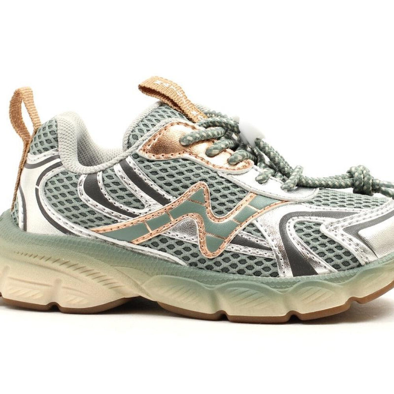 Naturino KIDS Wave Metallic Matt/ Net. Silver/ Anthracite/Sage