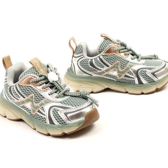 Naturino KIDS Wave Metallic Matt/ Net. Silver/ Anthracite/Sage